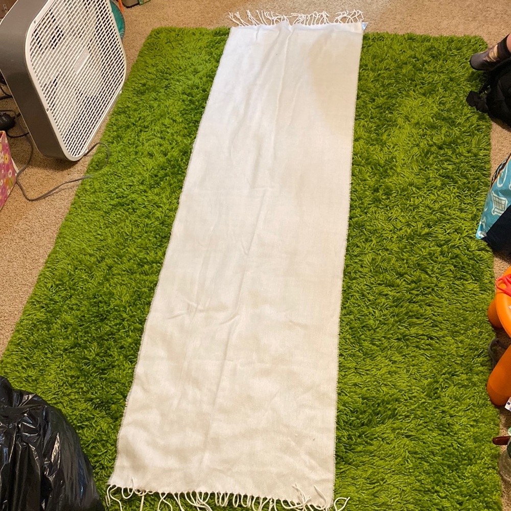 White scarf from h&m, one size